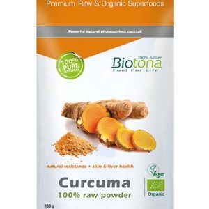 Curcuma 100% Raw Powder 200 гр | BioTona