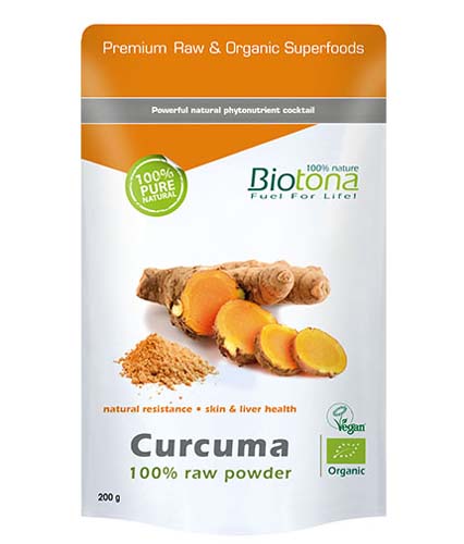 Curcuma 100% Raw Powder 200 гр | BioTona
