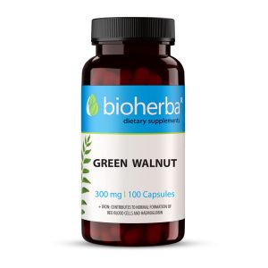 Green Walnut 450 мг 100 капсули | Bioherba