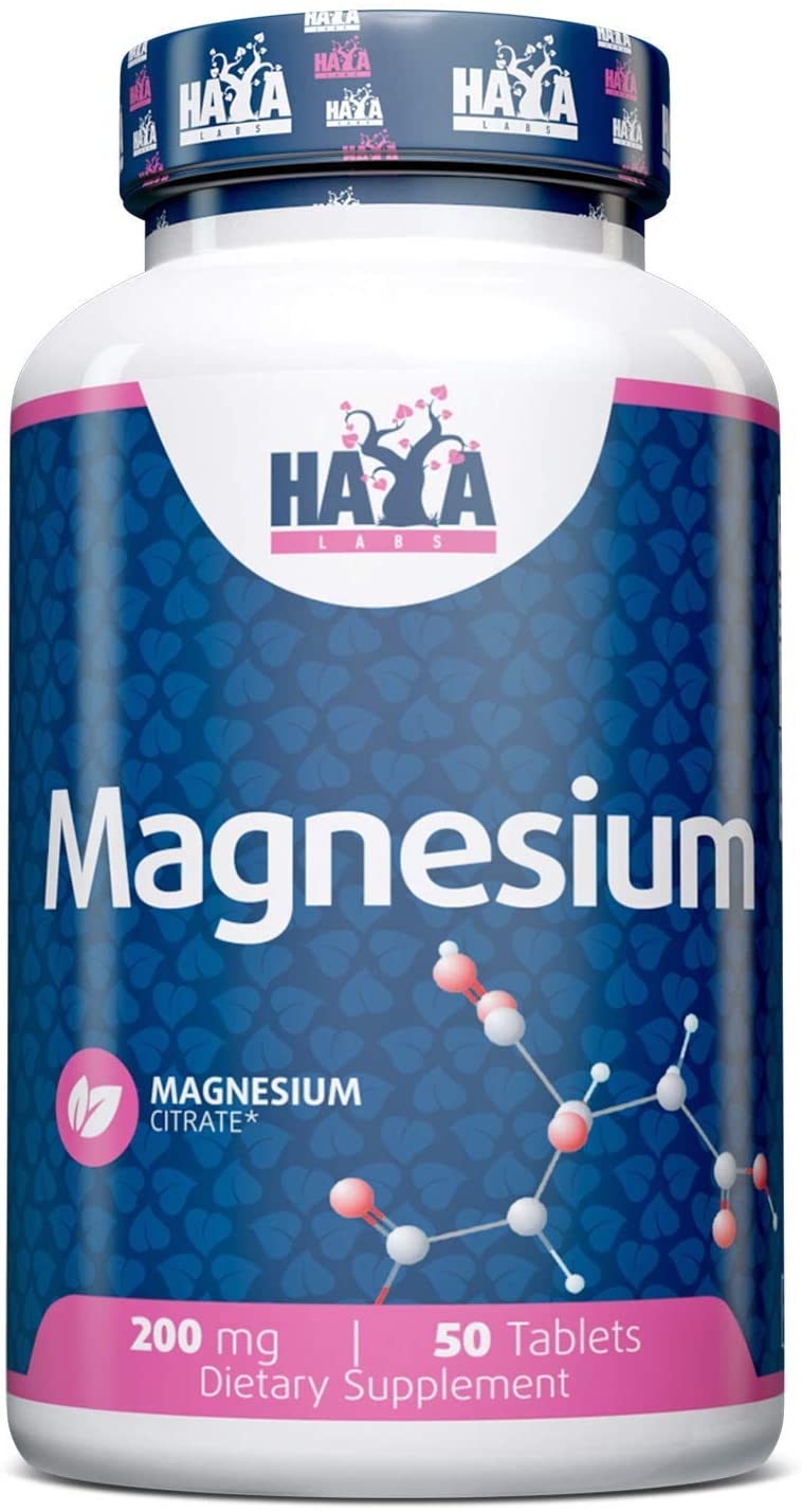 Magnesium Citrate 200 мг 50 таблетки | Haya Labs
