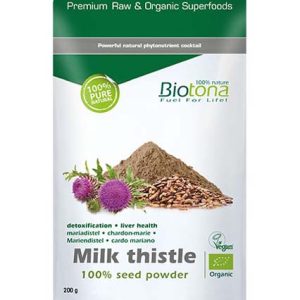 Milk Thistle 100% Seed Powder 200 гр | BioTona