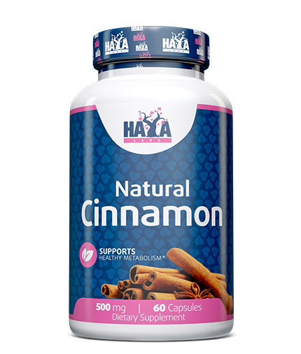 Natural Cinnamon 500 мг 60 капсули | Haya Labs