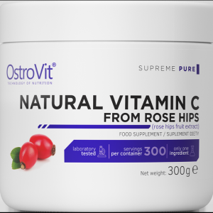 Natural Vitamin C from Rose Hips Powder 300 гр | OstroVit