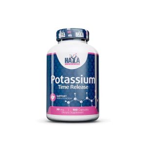 Potassium Time Release 99 мг 100 капсули | Haya Labs