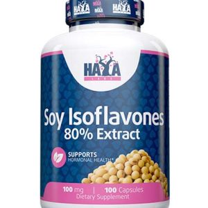 Soy Isoflavones 80% Extract 100 мг 100 капсули | Haya Labs