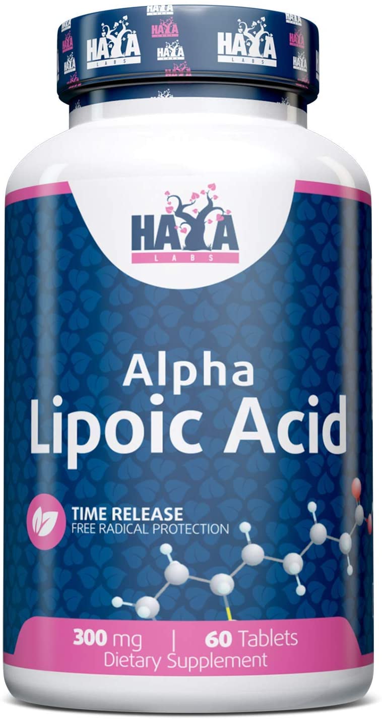 Time Release Alpha Lipoic Acid 300 мг 60 таблетки | Haya Labs