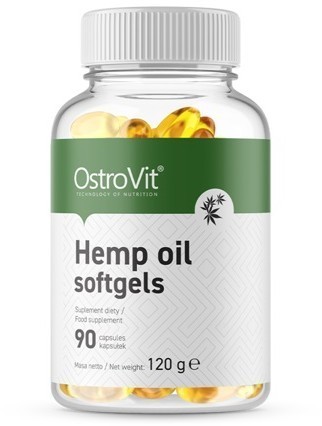 Hemp Oil 1000 мг 90 гел-капсули | OstroVit