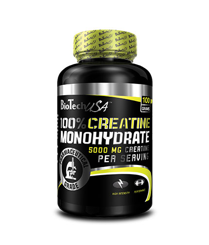 100% Creatine Monohydrate Powder 100 гр | Biotech USA