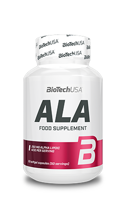 ALA (Алфа липоева киселина) 250 мг 50 гел-капсули | Biotech USA