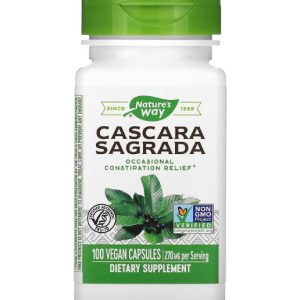 Cascara Sagrada 270 мг 100 веган капсули | Nature's Way