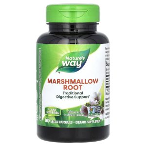 Marshmallow Root 480 мг 100 веган капсули | Nature's Way