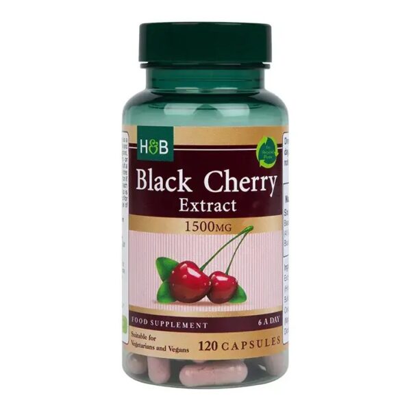 Black Cherry Extract 1500 мг 120 капсули | Holland & Barrett