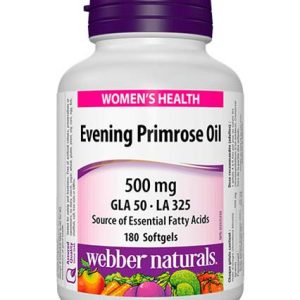 Evening Primrose Oil 500 мг 180 дражета | Webber Naturals