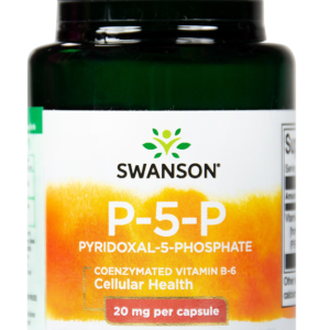 P-5-P (Пиридоксал-5-фосфат) 20 мг 60 капсули | Swanson
