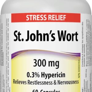 St. John's Wort 300 мг 60 капсули | Webber Naturals