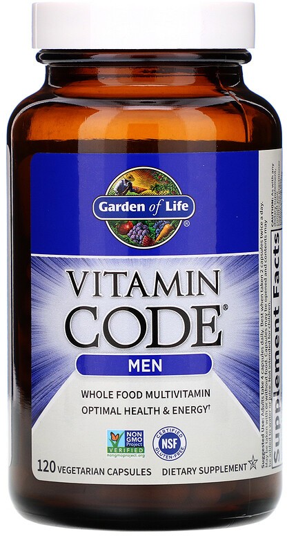 Vitamin Code Whole Food Multivitamin for Men 120 капсули | Garden Of Life