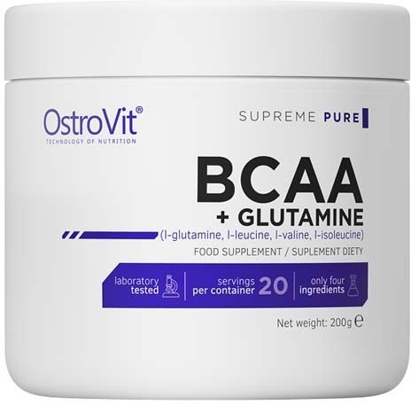 BCAA + Glutamine Powder 200 гр | OstroVit