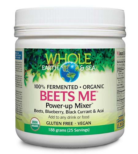 Beets Me Power-Up Mixer Whole Earth & Sea 188 гр | Natural Factors