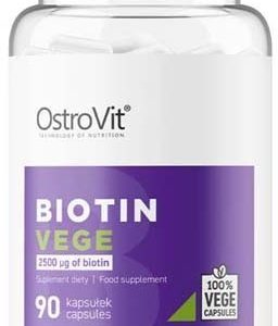 Biotin 2500 мкг 90 веге капсули | OstroVit