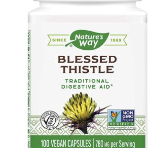 Blessed Thistle 390 мг 100 веган капсули | Nature's Way