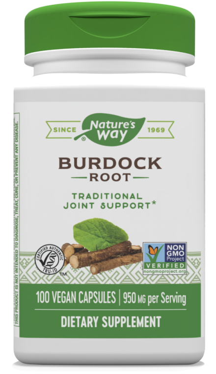 Burdock Root 475 мг 100 веган капсули | Nature's Way