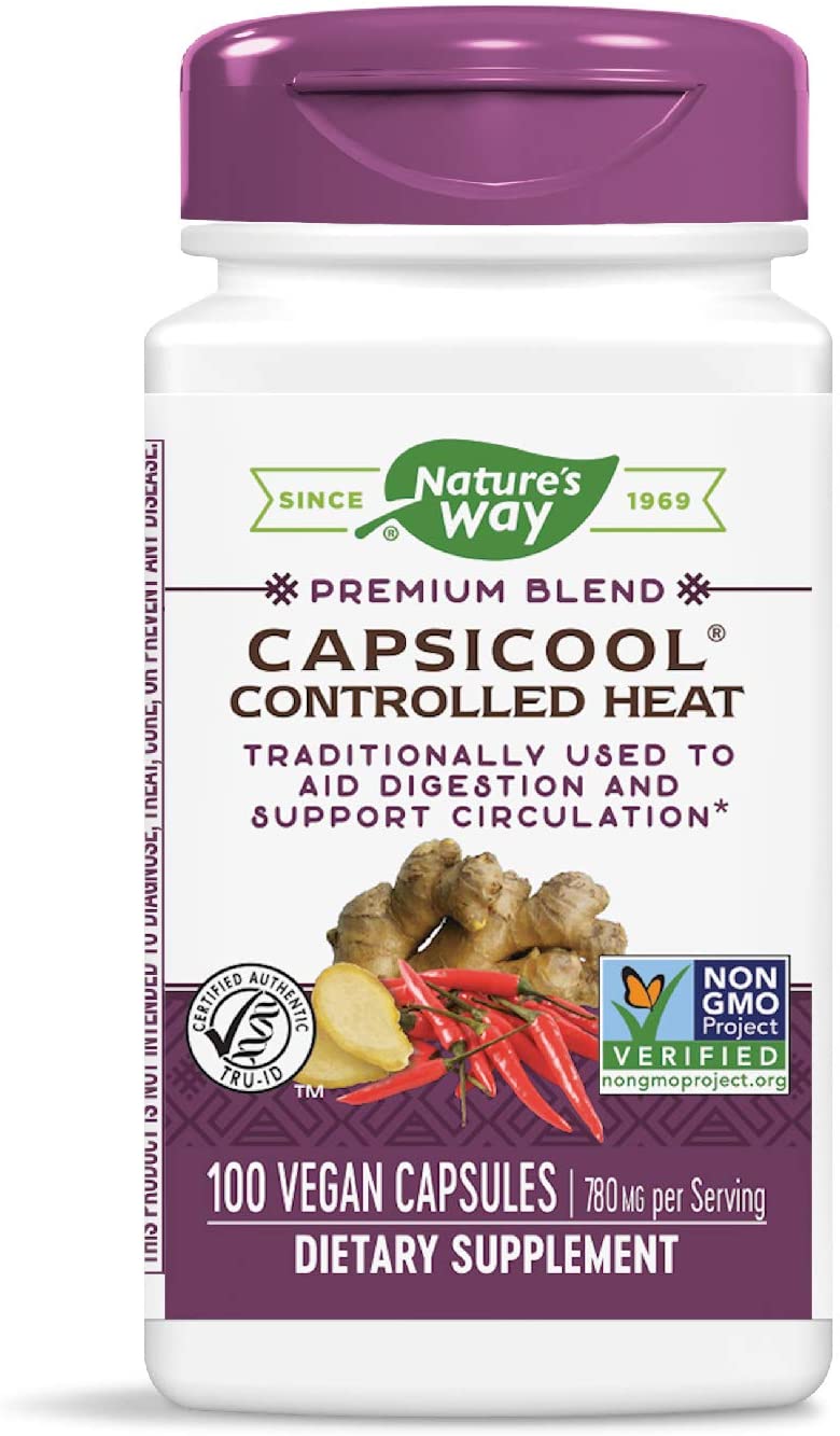CapsiCool Controlled Health 390 мг 100 веган капсули | Nature's Way