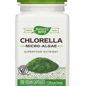 Chlorella Micro-Algae 410 мг 100 веган капсули | Nature's Way