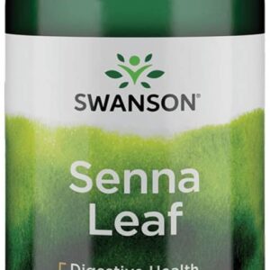 Senna Leaf 500 мг 100 капсули | Swanson