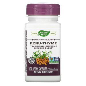Fenu-Thyme 450 мг 100 веган капсули | Nature's Way