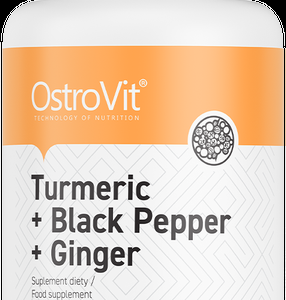 Turmeric + Black Pepper + Ginger 90 таблетки | OstroVit