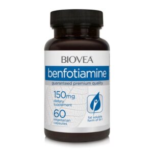 Benfotiamine 150 мг 60 вегетариански капсули | Biovea