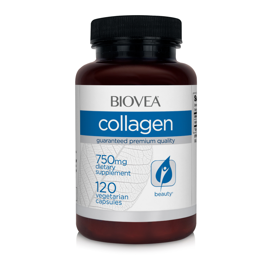 Collagen 750 мг 120 вегетариански капсули | Biovea