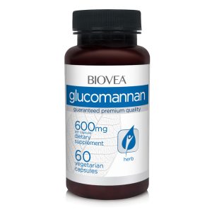 Glucomannan 600 мг 60 вегетариански капсули | Biovea