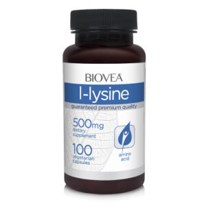 L-Lysine 500 мг 100 вегетариански капсули | Biovea
