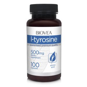 L-Tyrosine 500 мг 100 капсули | Biovea
