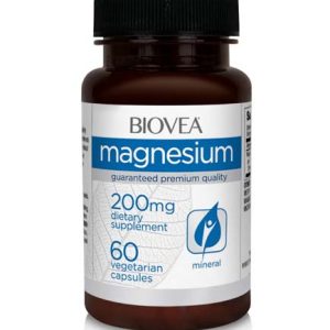Magnesium 200 мг 60 вегетариански капсули | Biovea