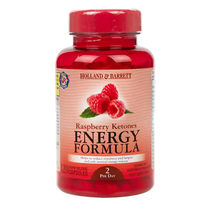 Raspberry Ketones Energy Formula 120 капсули | Holland & Barrett