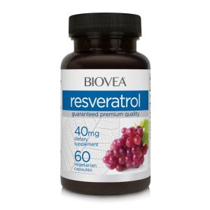 Resveratrol 40 мг 60 вегетариански капсули | Biovea