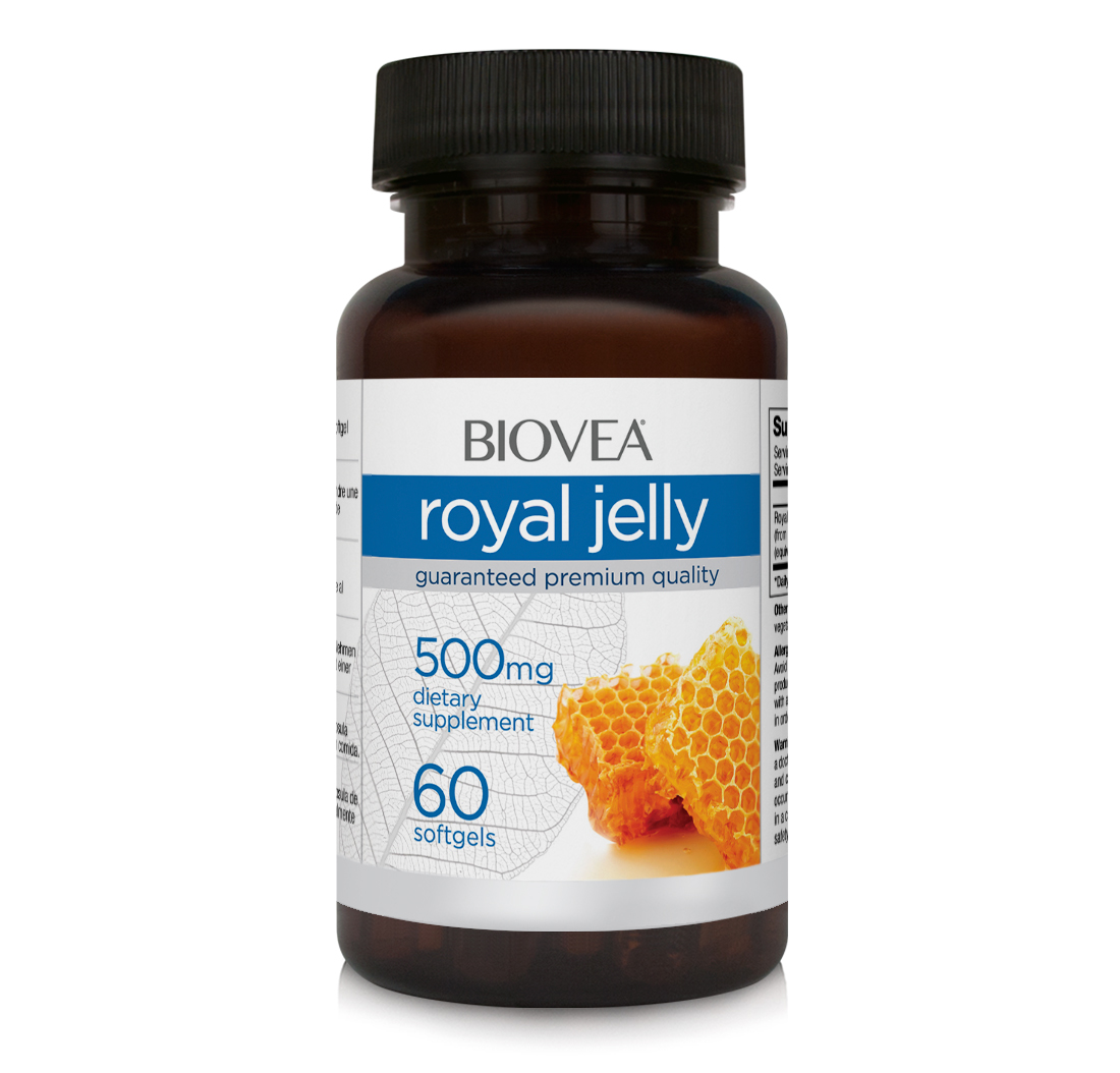 Royal Jelly 500 мг 60 гел-капсули | Biovea
