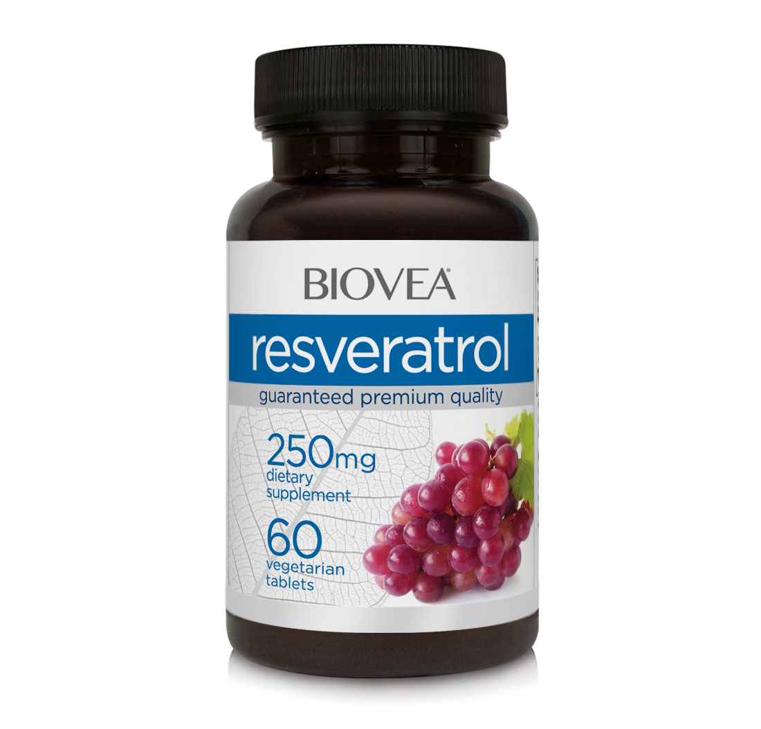 Resveratrol 250 мг 60 веге таблетки | Biovea