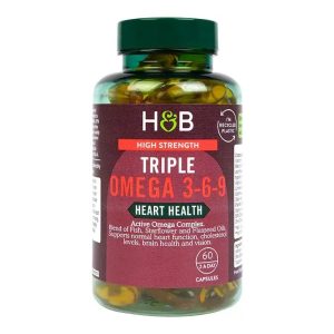 Maximum Strength Triple Omega 3-6-9 60 гел-капсули | Holland & Barrett