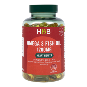 Omega 3 Fish Oil 1200 мг 120 гел-капсули | Holland & Barrett