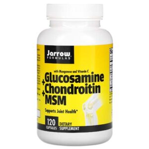 Glucosamine + Chondroitin + MSM 120 капсули | Jarrow Formulas