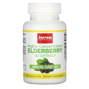Highly Concentrated Elderberry 15:1 Extract 60 веге капсули | Jarrow Formulas