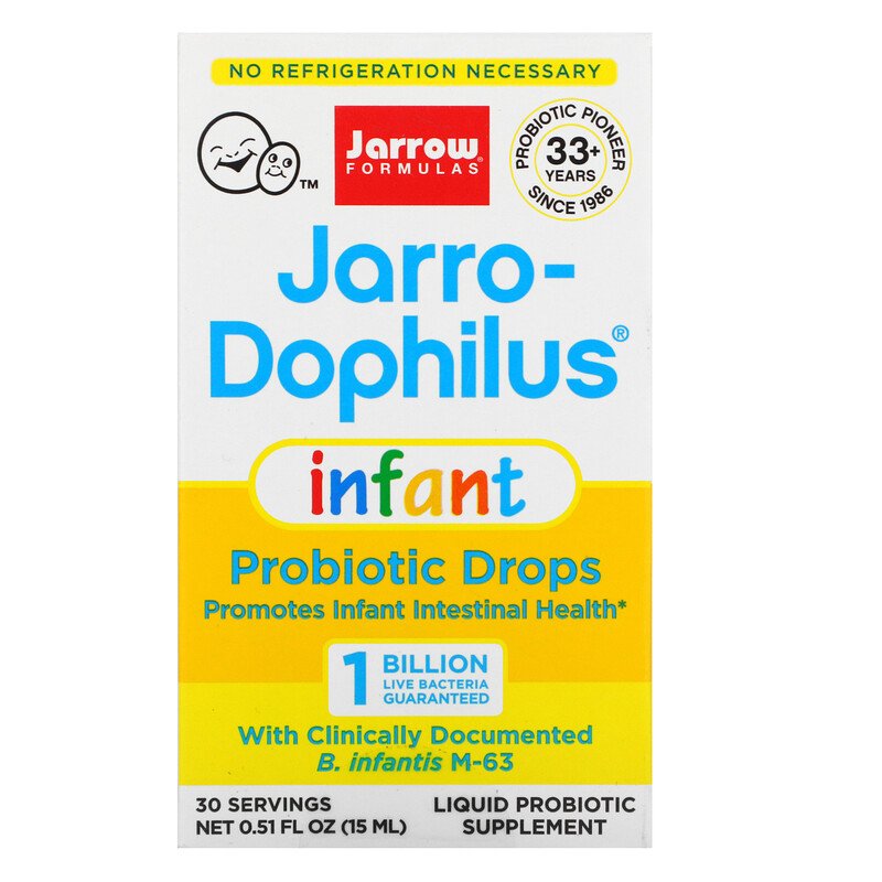 Jarro-Dophilus Infant Probiotics Drops 1 Billion 15 мл | Jarrow Formulas
