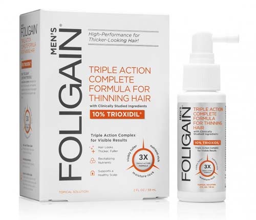 Men's Triple Action Complete Formula for Thinning Hair 10% Trioxidil 59 мл | Foligain