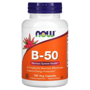 Vitamin B-50 100 веге капсули | Now Foods