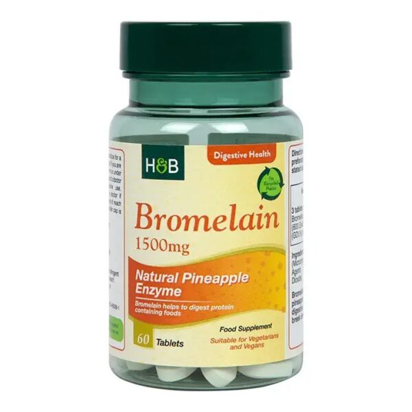 Bromelain 500 мг 60 таблетки | Holland & Barrett