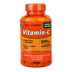 Gentle Non-Acidic Vitamin C 500 мг 240 таблетки | Holland & Barrett