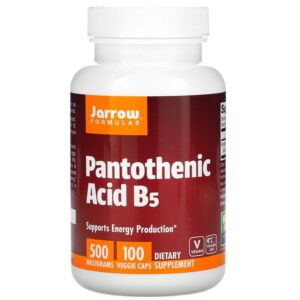 Pantothenic Acid B5 500 мг 100 веге капсули | Jarrow Formulas